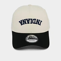 New Era Indiana Pacers NBA 9FORTY A-Frame Upside Down Wordmark Snapback Hat