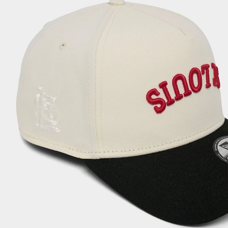 New Era St. Louis Cardinals MLB Upside Down Wordmark 9FORTY A-Frame Snapback Hat