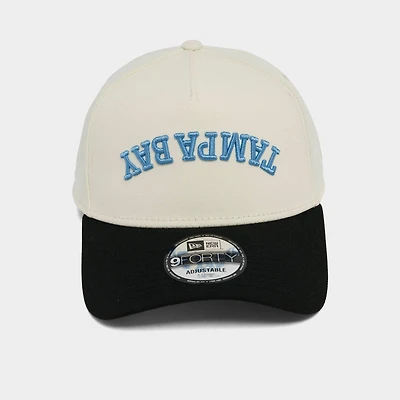 New Era Tampa Bay Rays MLB Upside Down Wordmark 9FORTY A-Frame Snapback Hat