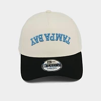 New Era Tampa Bay Rays MLB Upside Down Wordmark 9FORTY A-Frame Snapback Hat