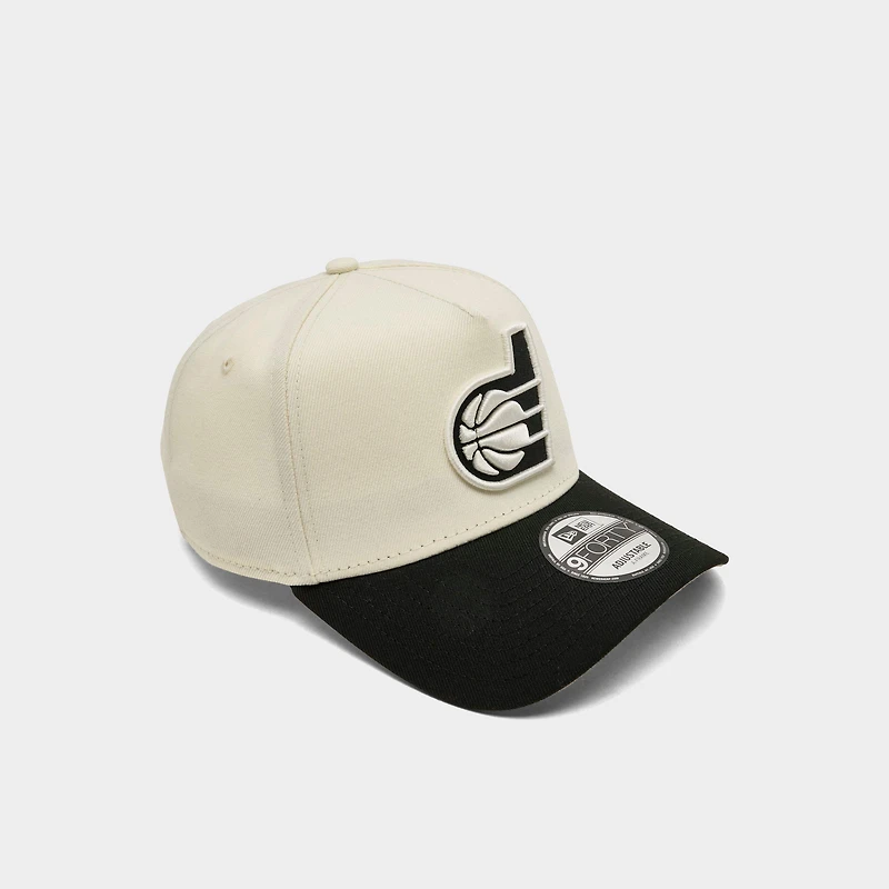 New Era Indiana Pacers NBA 9FORTY Upside Down Tonal A-Frame Snapback Hat