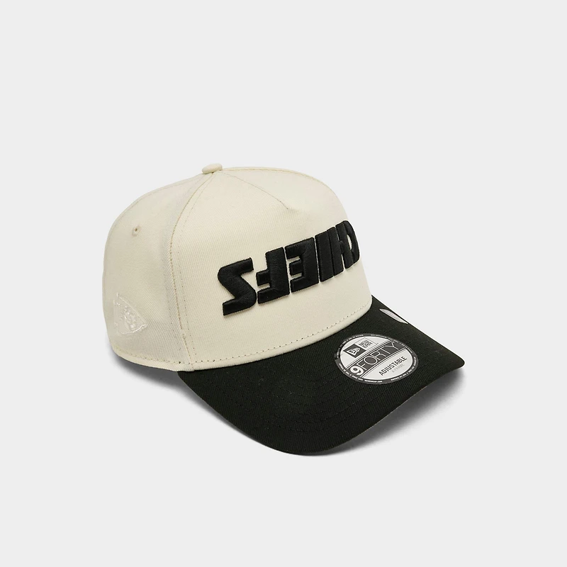 New Era Kansas City Chiefs NFL Upside Down 9FORTY A-Frame Snapback Hat