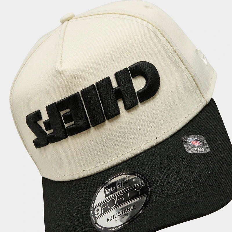 New Era Kansas City Chiefs NFL Upside Down 9FORTY A-Frame Snapback Hat