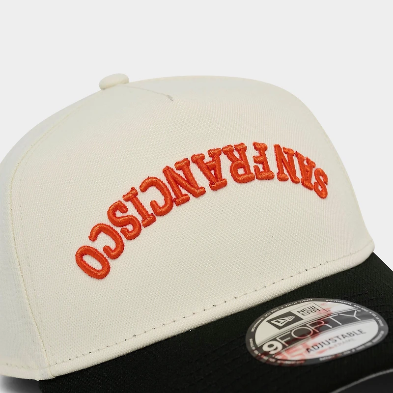 New Era San Francisco Giants MLB 9FORTY Upside Down A-Frame Snapback Hat