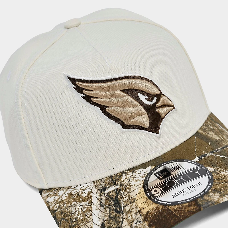 New Era Arizona Cardinals NFL Woodland Camo 9FORTY A-Frame Snapback Hat