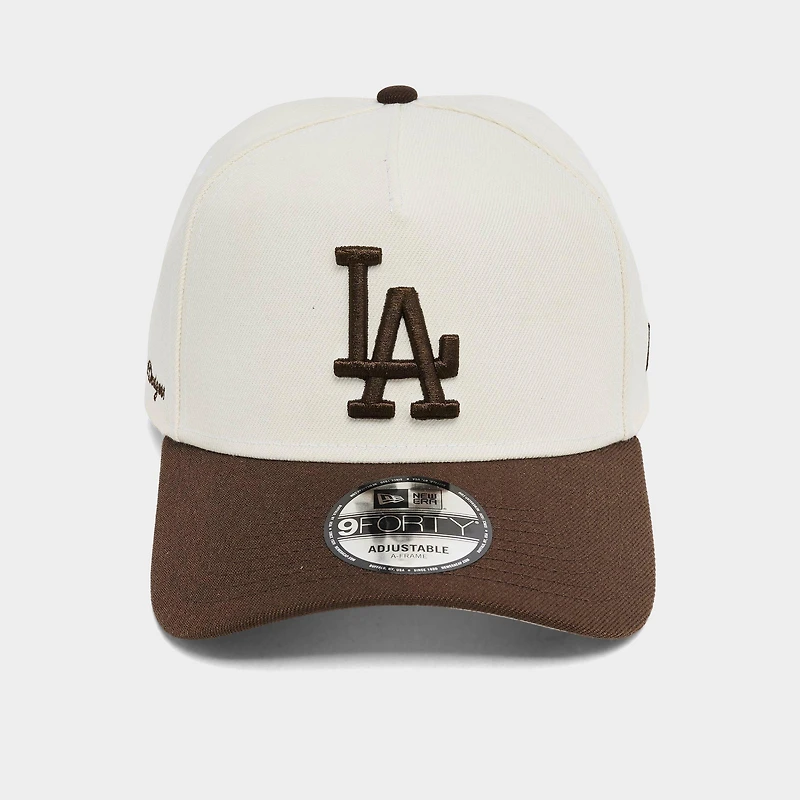 New Era Los Angeles Dodgers MLB Walnut 9FORTY A-Frame Snapback Hat