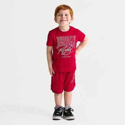 Kids' Toddler Jordan Beyond The Arc T-Shirt and Mesh Shorts Set