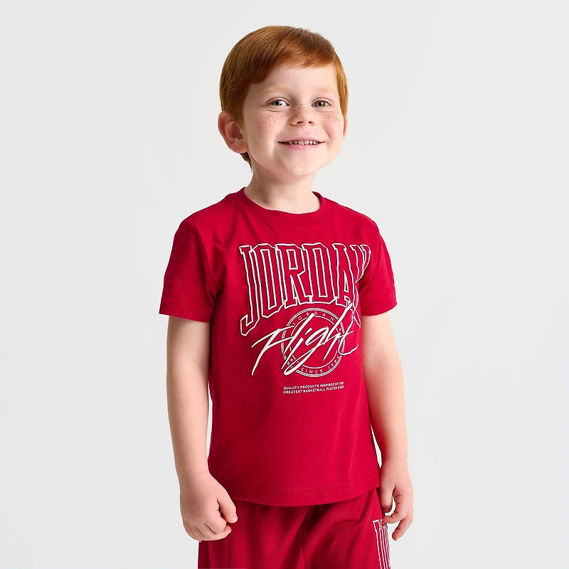 Kids' Toddler Jordan Beyond The Arc T-Shirt and Mesh Shorts Set