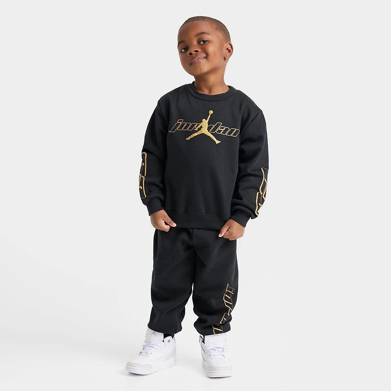 Kids' Toddler Jordan Mountainside Crewneck Sweatshirt and Jogger Pants Set