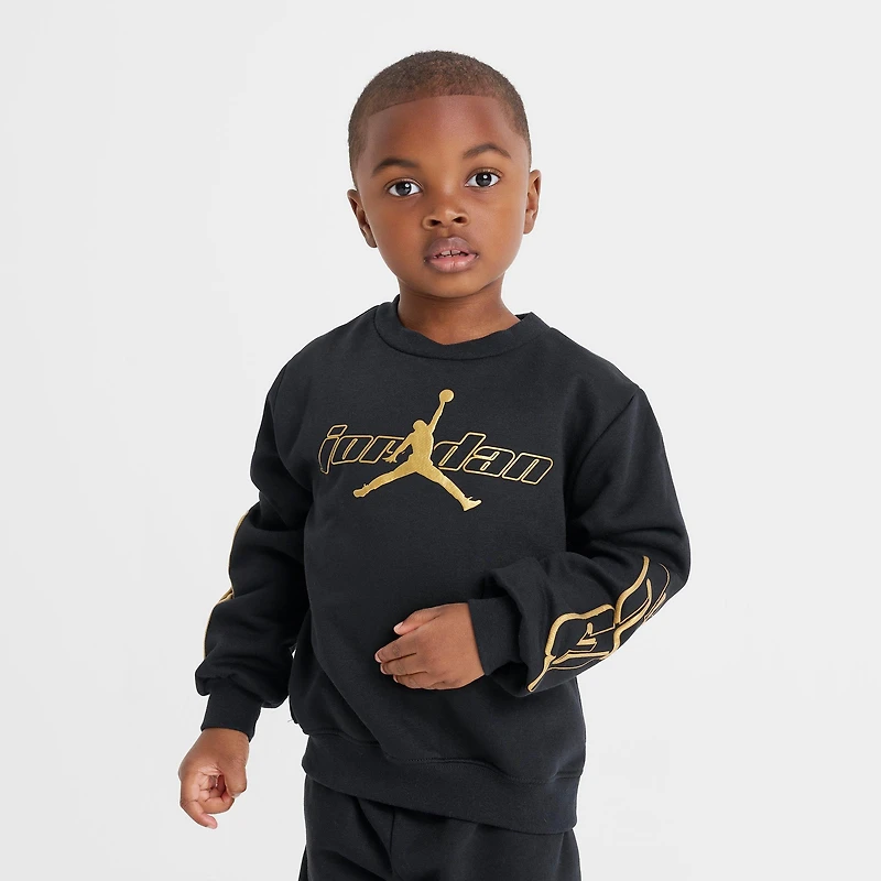 Kids' Toddler Jordan Mountainside Crewneck Sweatshirt and Jogger Pants Set