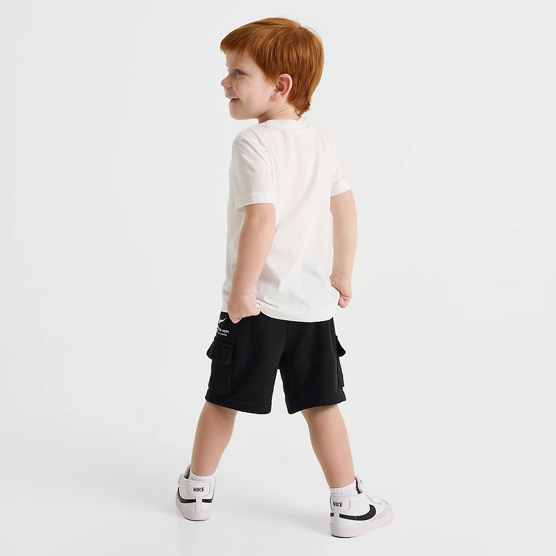 Kids' Toddler Nike Athletic Department T-Shirt and Cargo Shorts Set
