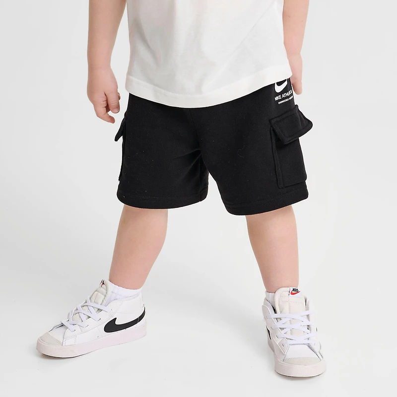 Kids' Toddler Nike Athletic Department T-Shirt and Cargo Shorts Set