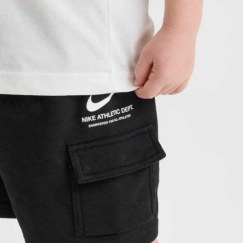 Kids' Toddler Nike Athletic Department T-Shirt and Cargo Shorts Set