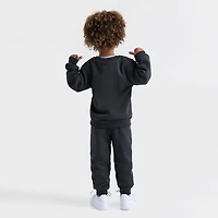 Kids' Toddler Nike Globe Crewneck Sweatshirt and Jogger Pants Set