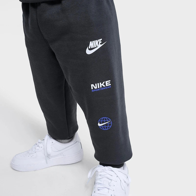 Kids' Toddler Nike Globe Crewneck Sweatshirt and Jogger Pants Set