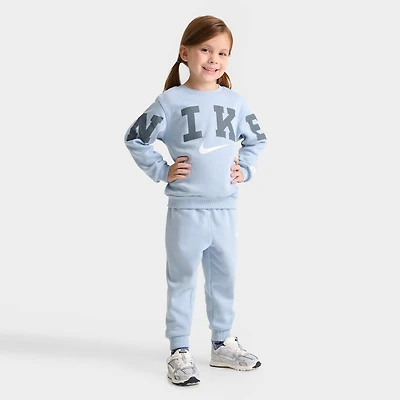 Kids' Toddler Nike Crewneck Sweatshirt and Jogger Pants Set