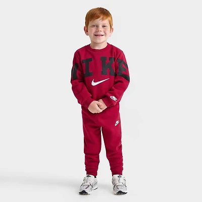 Kids' Toddler Nike Crewneck Sweatshirt and Jogger Pants Set