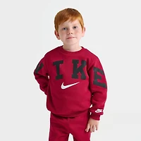 Kids' Toddler Nike Crewneck Sweatshirt and Jogger Pants Set