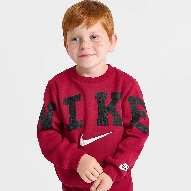 Kids' Toddler Nike Crewneck Sweatshirt and Jogger Pants Set