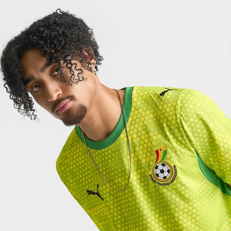 Men's Puma x Salehe Bembury Ghana Short-Sleeve Goalkeeper Soccer Jersey