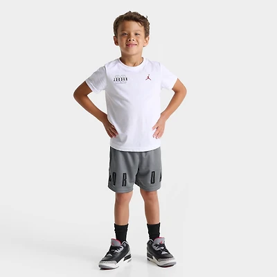 Little Kids' Jordan Courtyard T-Shirt and Shorts Set