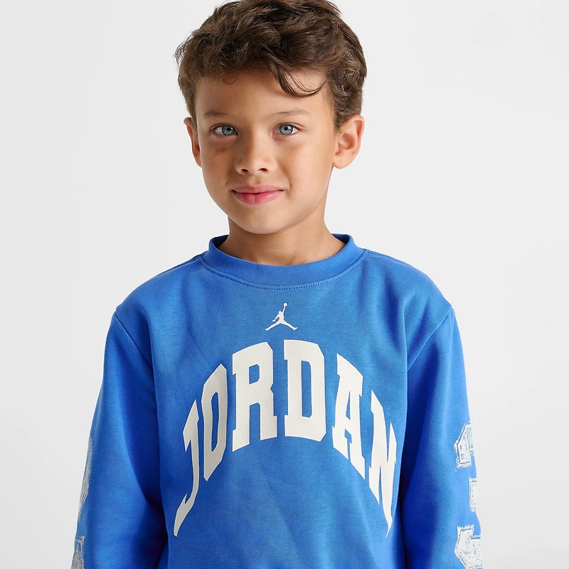 Little Kids' Jordan MVP Crewneck Sweatshirt and Joggers Set