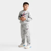 Little Kids' Jordan Jumpman Swoosh Crewneck Sweatshirt and Jogger Pants Set