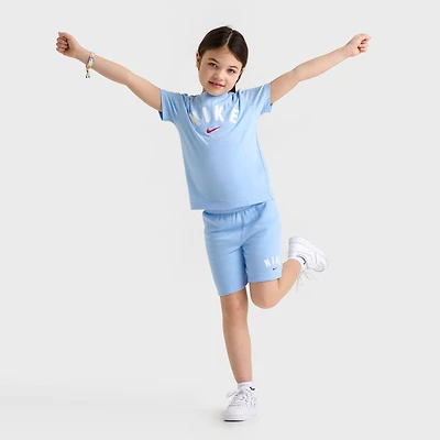 Girls' Little Kids' Nike T-Shirt and Shorts Set