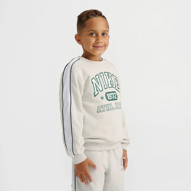 Little Kids' Nike Athletic Dept. 1972 PE Crewneck Sweatshirt and Jogger Pants Set