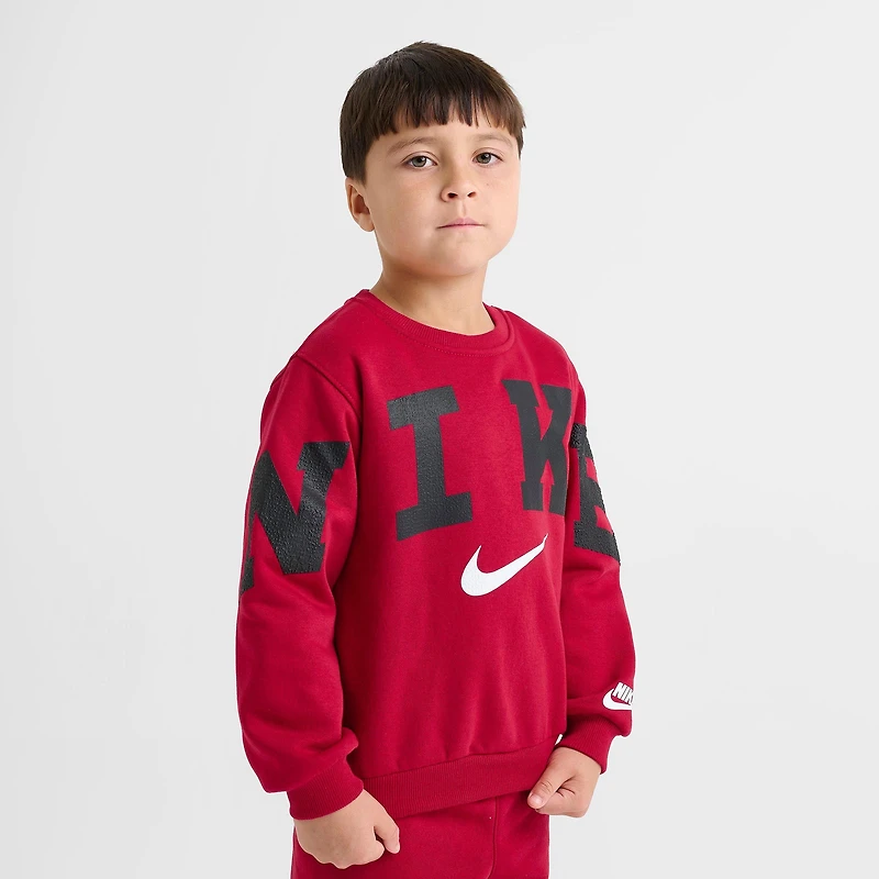 Infant Nike Crewneck Sweatshirt and Jogger Pants Set