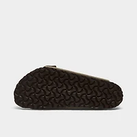 Men's Birkenstock Arizona Suede Leather Soft Footbed Sandals