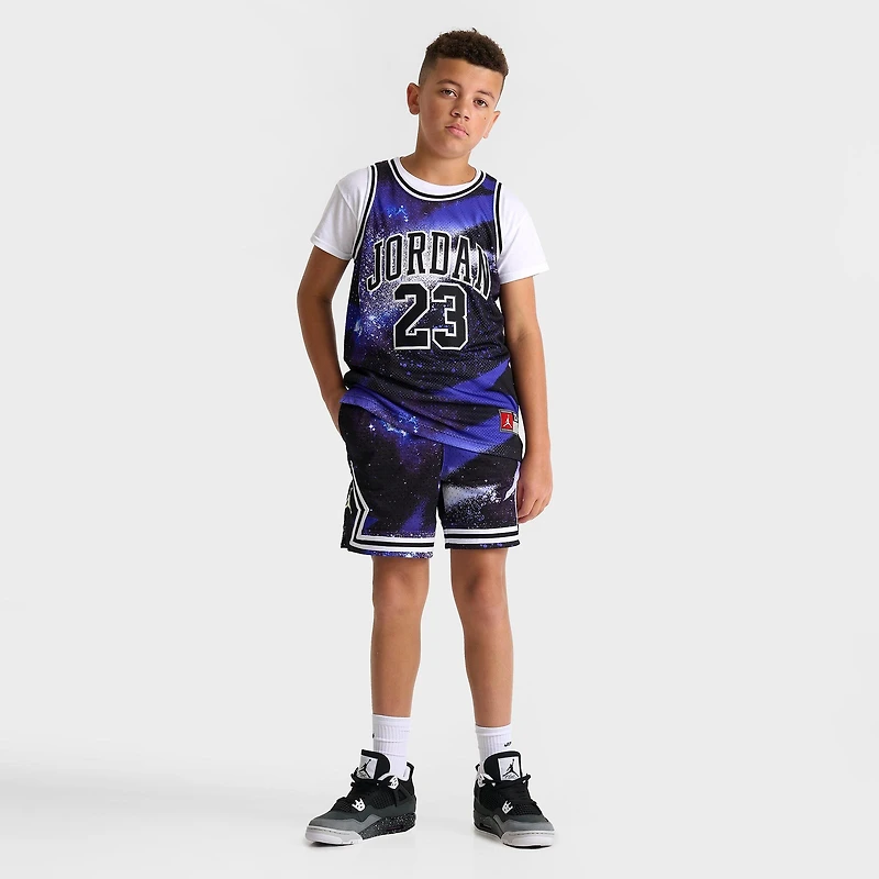 Big Kids' Jordan Dri-FIT MJ Printed Sport Diamond Shorts
