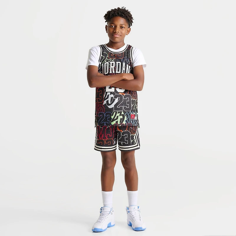 Big Kids' Jordan Dri-FIT MJ Printed Sport Diamond Shorts