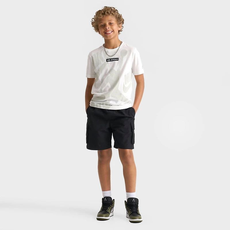 Boys' Big Kids' Air Jordan 4 Speckled Retro T-Shirt