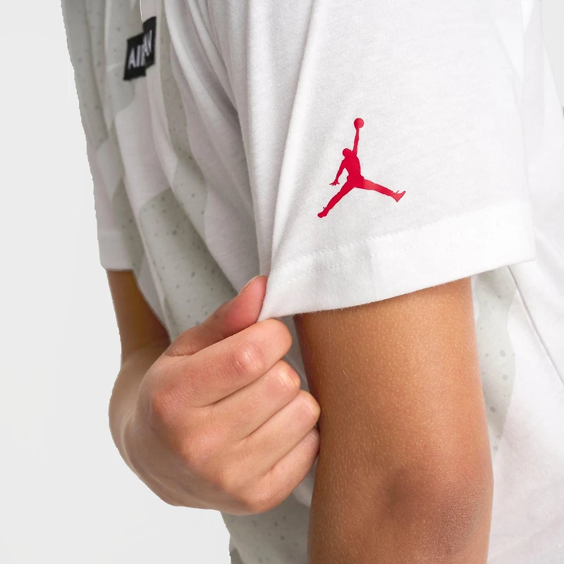 Boys' Big Kids' Air Jordan 4 Speckled Retro T-Shirt