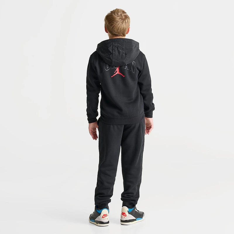 Big Kids' Jordan Fleece Ripstop Full-Zip Jacket and Jogger Pants