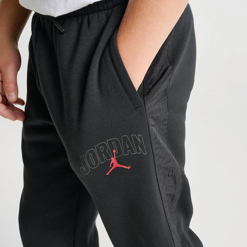 Big Kids' Jordan Fleece Ripstop Full-Zip Jacket and Jogger Pants