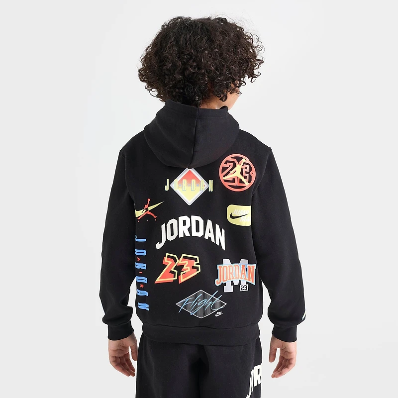 Boys' Big Kids' Jordan MVP Dynasty Patch Fleece Pullover Hoodie