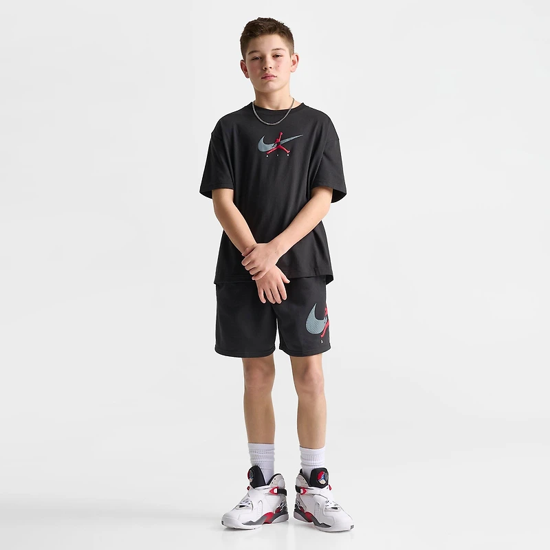 Big Kids' Jordan Brooklyn Swoosh Logo T-Shirt