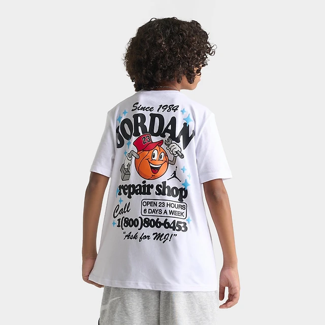 Big Kids' Jordan MJ's Repair Shop T-Shirt