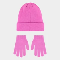 Kids' Nike Futura Beanie Hat and Gloves Set