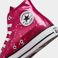 Girls' Big Kids' Converse Chuck Taylor All Star Glitter High Top Casual Shoes