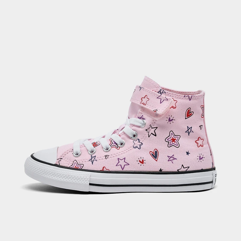 Girls' Little Kids' Converse Chuck Taylor All Star Starry High Top Casual Shoes