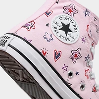 Girls' Little Kids' Converse Chuck Taylor All Star Starry High Top Casual Shoes