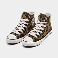 Girls' Little Kids' Converse Chuck Taylor All Star Leopard High Top Casual Shoes