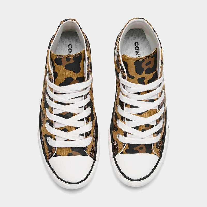 Girls' Little Kids' Converse Chuck Taylor All Star Leopard High Top Casual Shoes