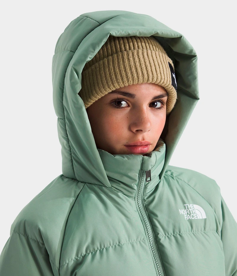 Big Kids' The North Face Down Fleece-Lined Short Parka Jacket