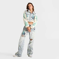 Women's Smoke Rise Sarah Trucker Cropped Denim Jacket