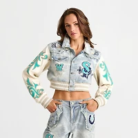 Women's Smoke Rise Sarah Trucker Cropped Denim Jacket