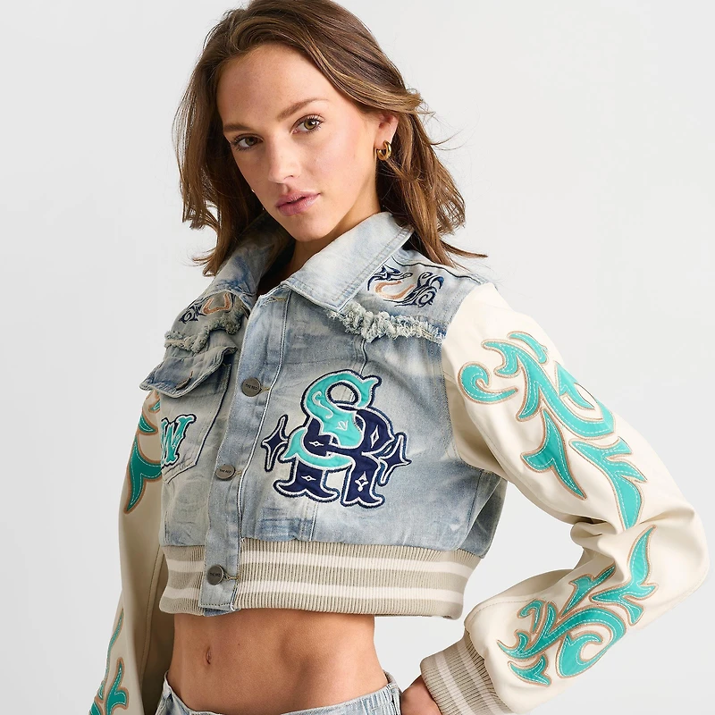 Women's Smoke Rise Sarah Trucker Cropped Denim Jacket